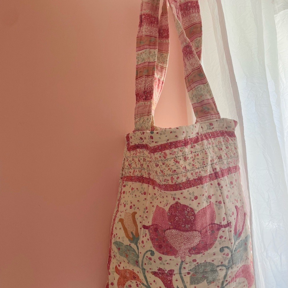 Handmade Quilted Tote Bag